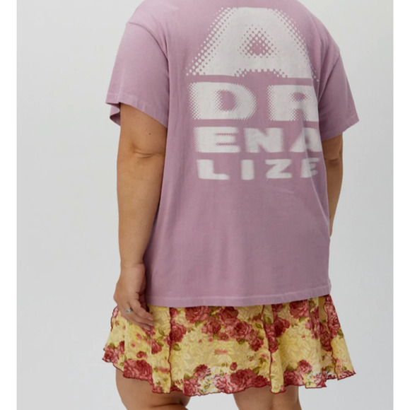 Daydreamer Def Leppard Adrenalize Tour Tee Pink Small NWOT - Picture 4 of 7